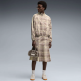 Chaqueta Puma T7 Relaxed Tartan Woven "Mouse Gray"