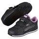 Puma Whirlwind Glitz V Kids Trainers (Black/Orchid)