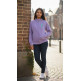 Sudadera Niña Champion Graphic Logo Full Zip "purple"