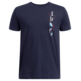 UA Boys´ UA Portal Logo Short Sleeve "Midnight Navy-Ether Blue"