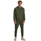 Sudadera con Capucha UA Men´s Rival Fleece "Marine OD Green-White"