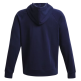 Sudadera con Capucha UA Men´s Rival Fleece "Midnight Navy-White"