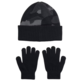 Set de Gorro y Guantes Under Armour Niño/Niña "Black-Camo"
