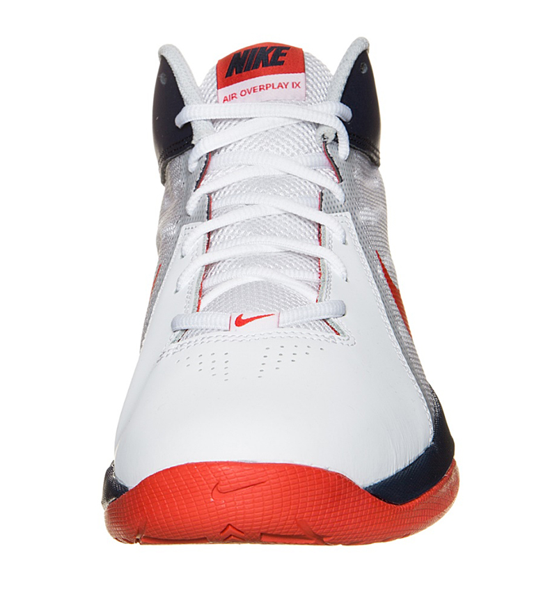 The Air Overplay IX Sparring 101 white university red obsidia