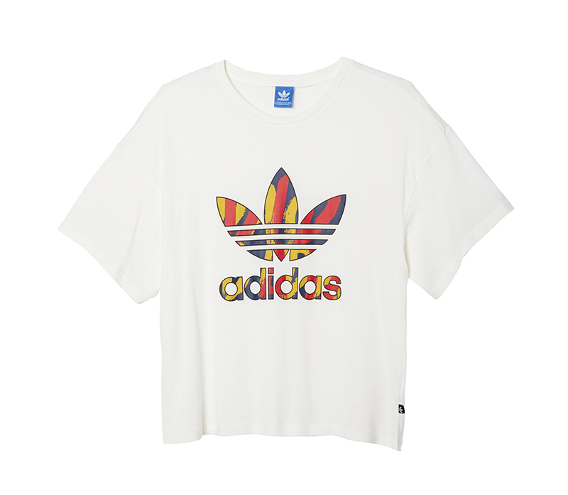 Adidas Originals Mujer Paris Logo Trefoil (blanco)