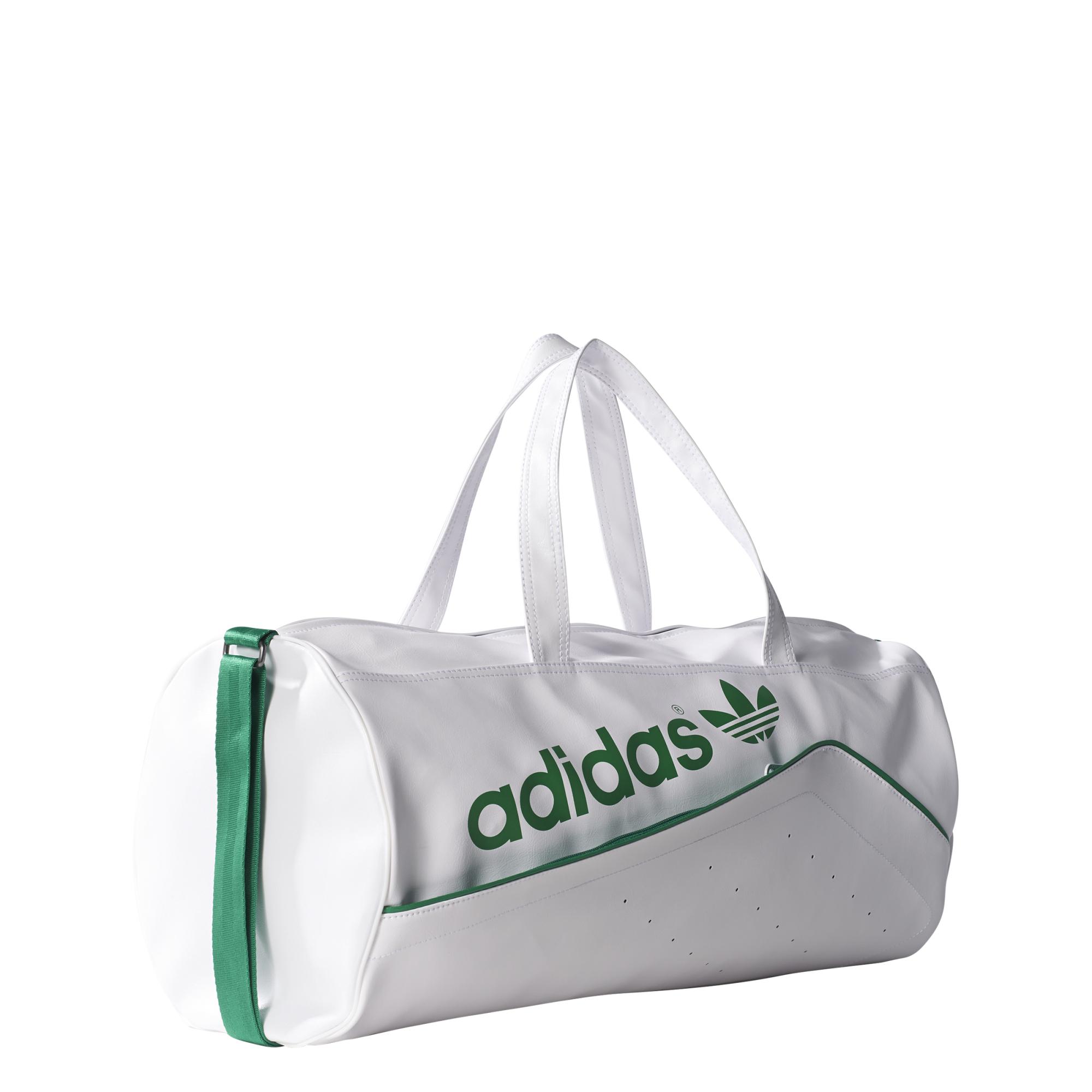 vacío por qué Entre Adidas Originals Bolso Duffel Perforated (blanco/verde)