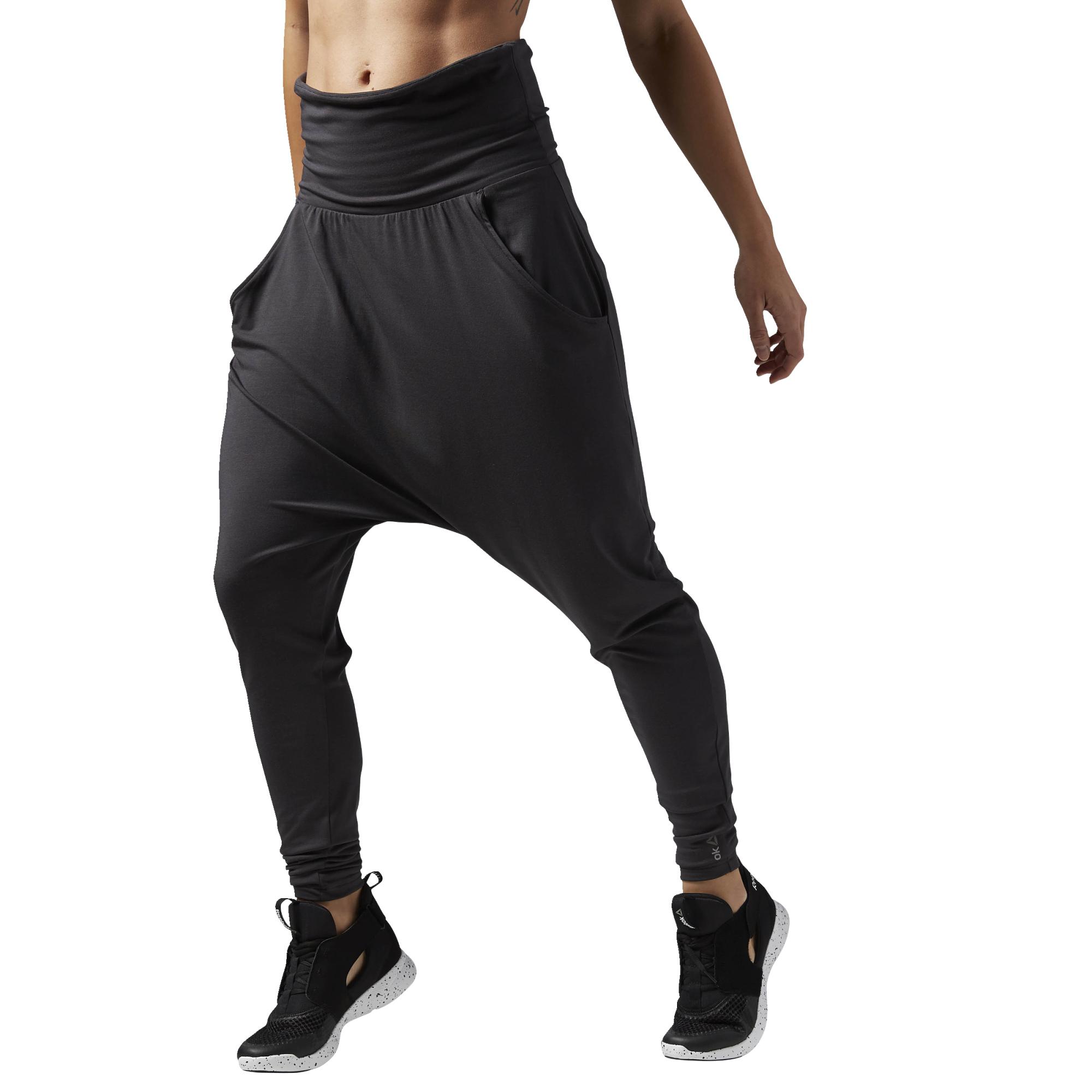 pantalon reebok mujer purpura