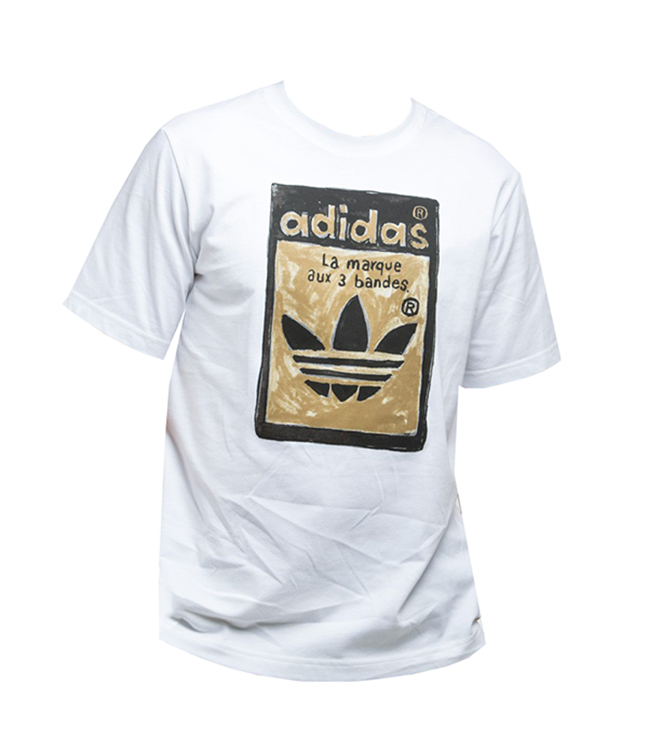 Adidas Originals Nigo Artist Superstar Tongue Label blanco oro
