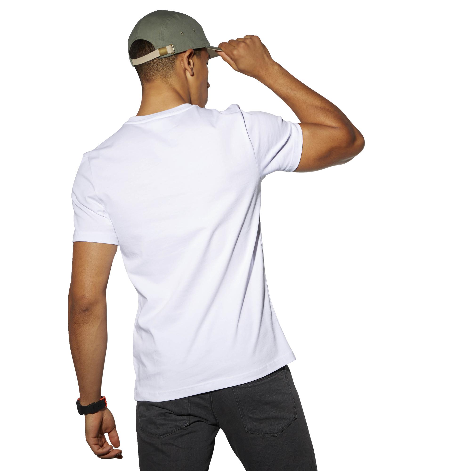 camiseta reebok classic hombre blanco