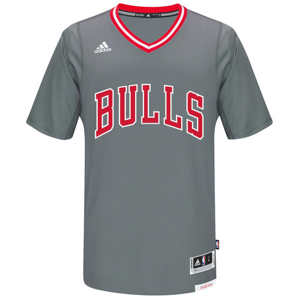 Camiseta Réplica Jersey NBA Chicago Bulls (gris/rojo/blanco)