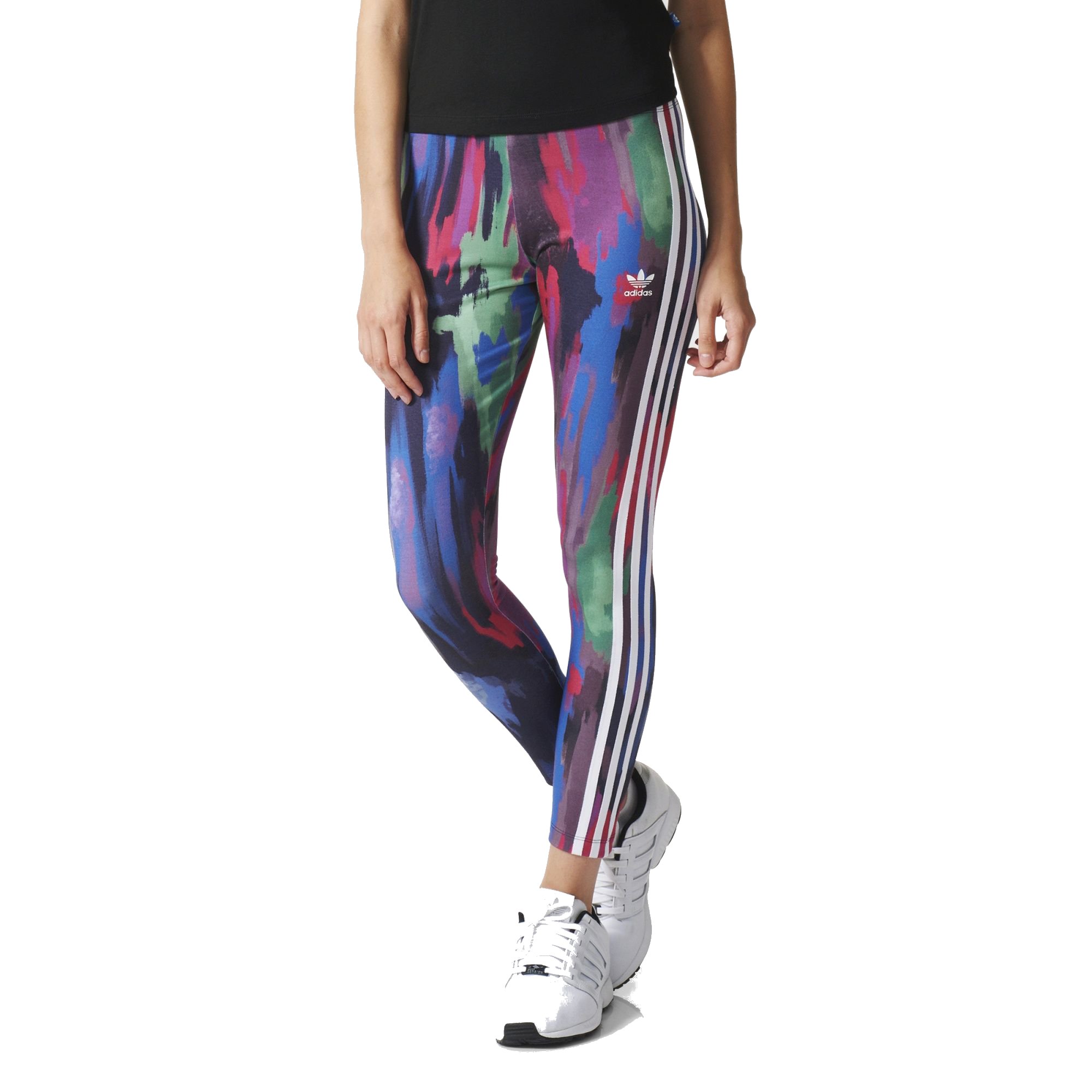 Adidas originals pharrell williams 3 stripe leggings with daisy floral print sale