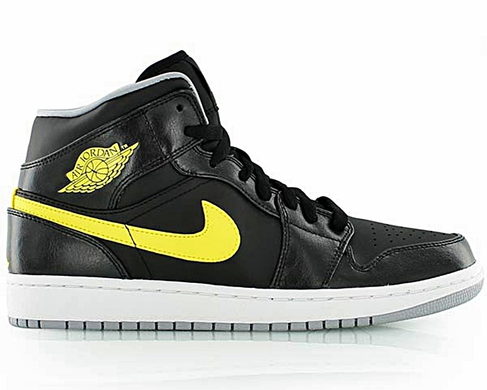 nike jordan amarillo con negro