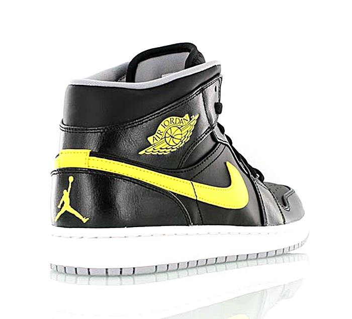 Retro 1 sales negro con amarillo