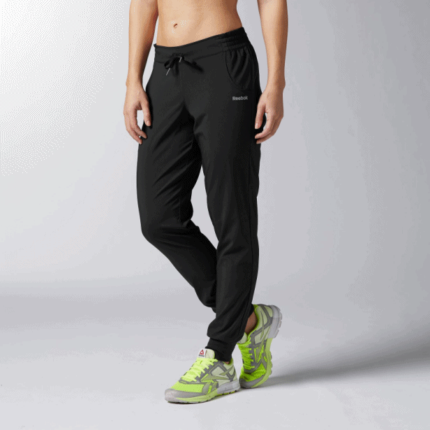 Reebok Pantalon Mujer Elements Woven Cuffed negro