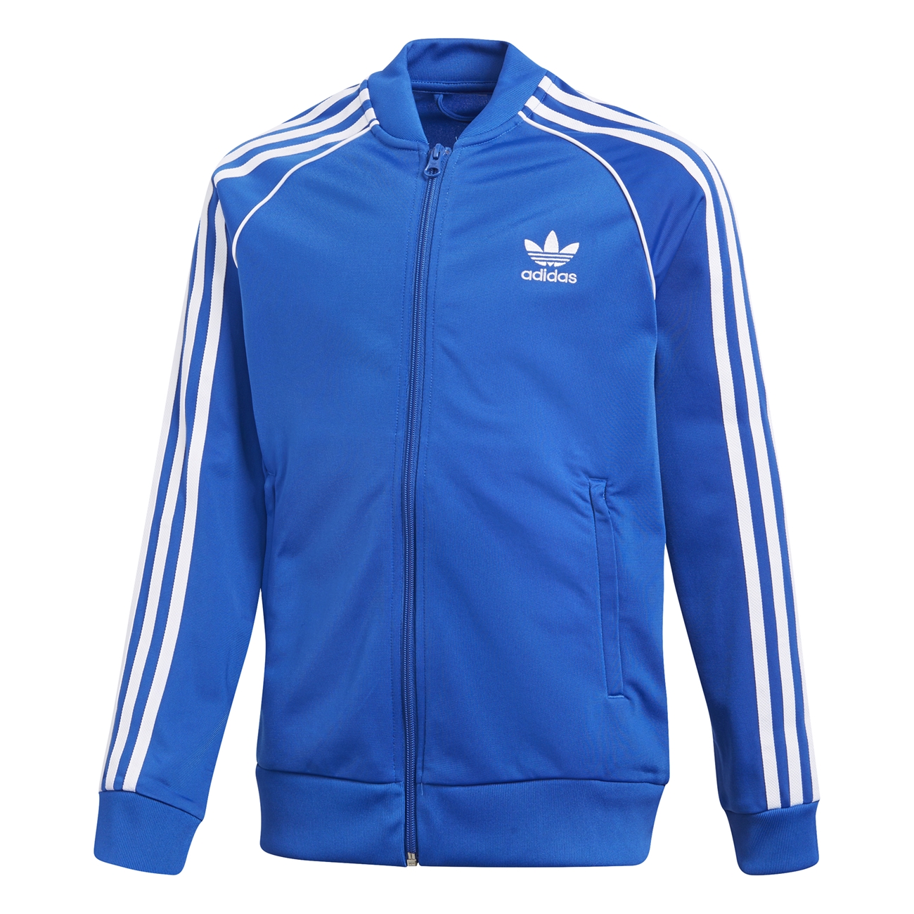 Adidas Originals Junior Superstar Track Top Blue White