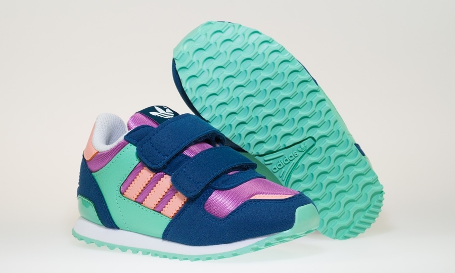 Adidas ZX 700 Cf Inf purpura verde morado rosa