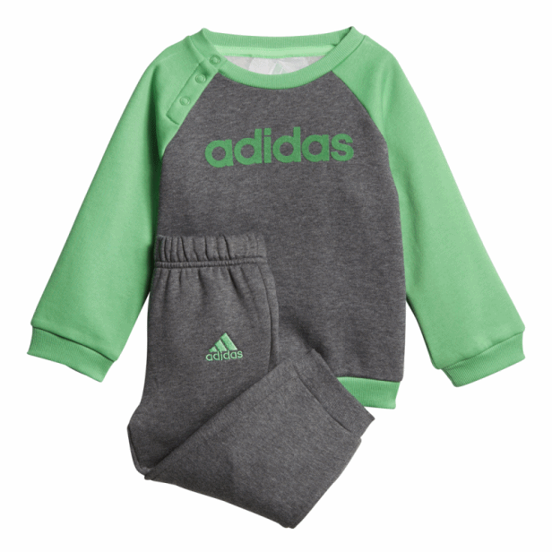 Adidas Linear Fleece Jogger Tracksuit Infants (Dark grey heather
