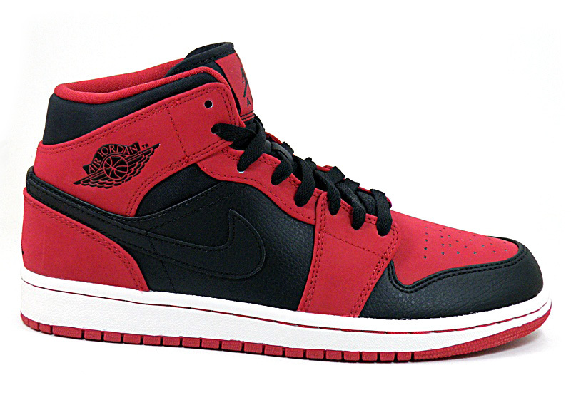 Jordan negro con rojo clearance