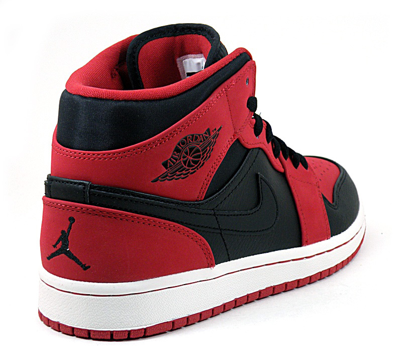 jordan 1 rojo blanco y negro