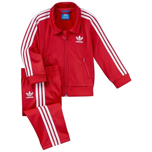 Pero Dormitorio Descuidado Adidas Chándal Bebé Inf Firebird TS (rojo/blanco)