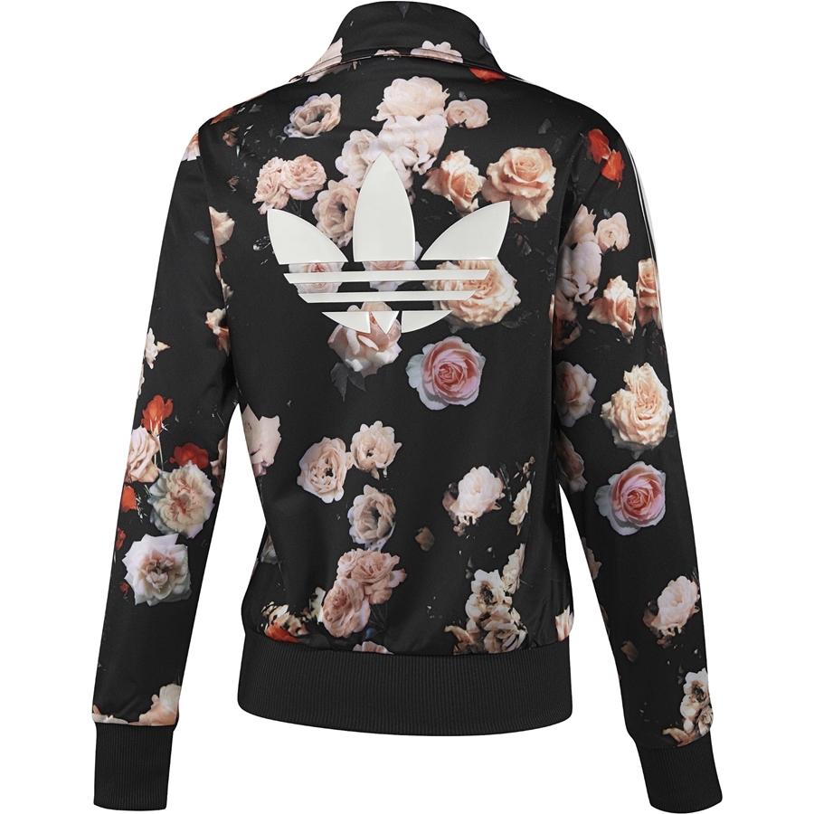 chaqueta adidas flores mujer