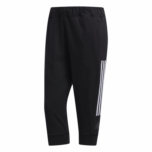 camisa Es mas que almacenamiento Adidas Training 3-Stripes Capri Pant (black)