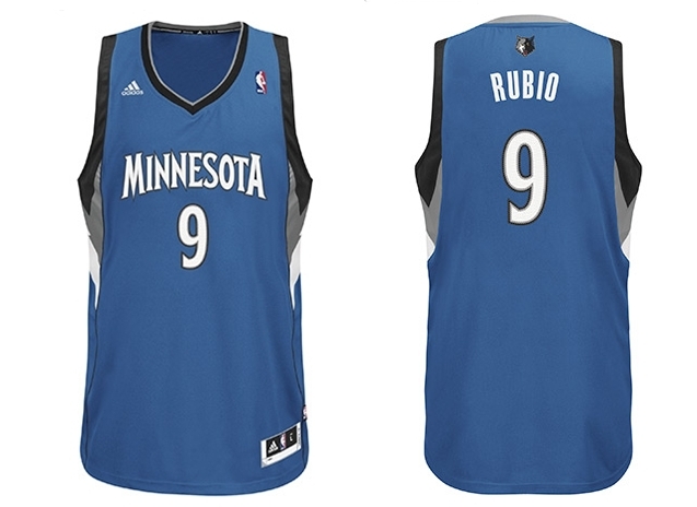 Camiseta Adidas NBA Swingman Ricky Minnesota (azul/blanco)