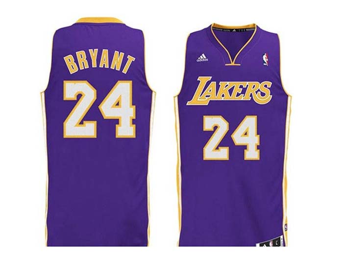 Volar cometa Alianza oyente Adidas Camiseta Swingman Kobe Bryant Lakers (purpura)