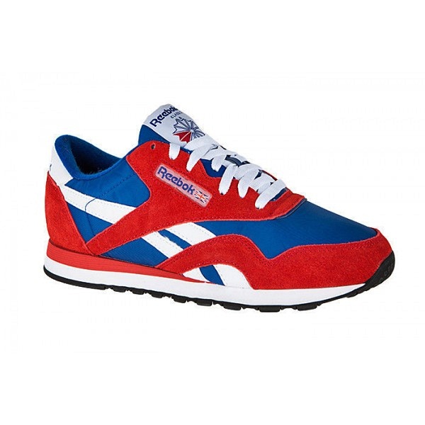 reebok azul rojo y blanco