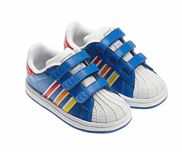 Adidas Superstar CMF Inf (azulcielo/rojo/naranja/ama)