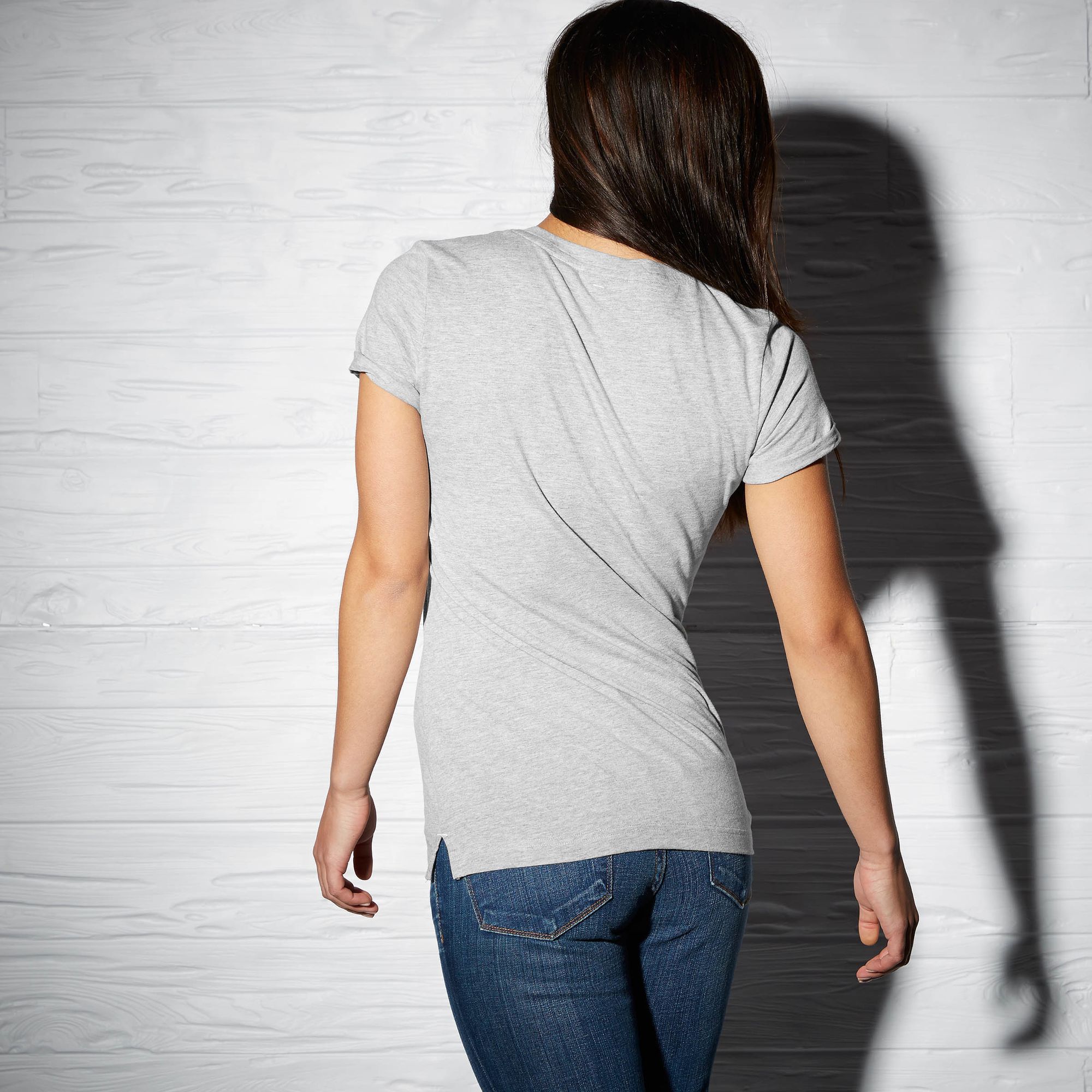 Camiseta reebok shop classic mujer gris