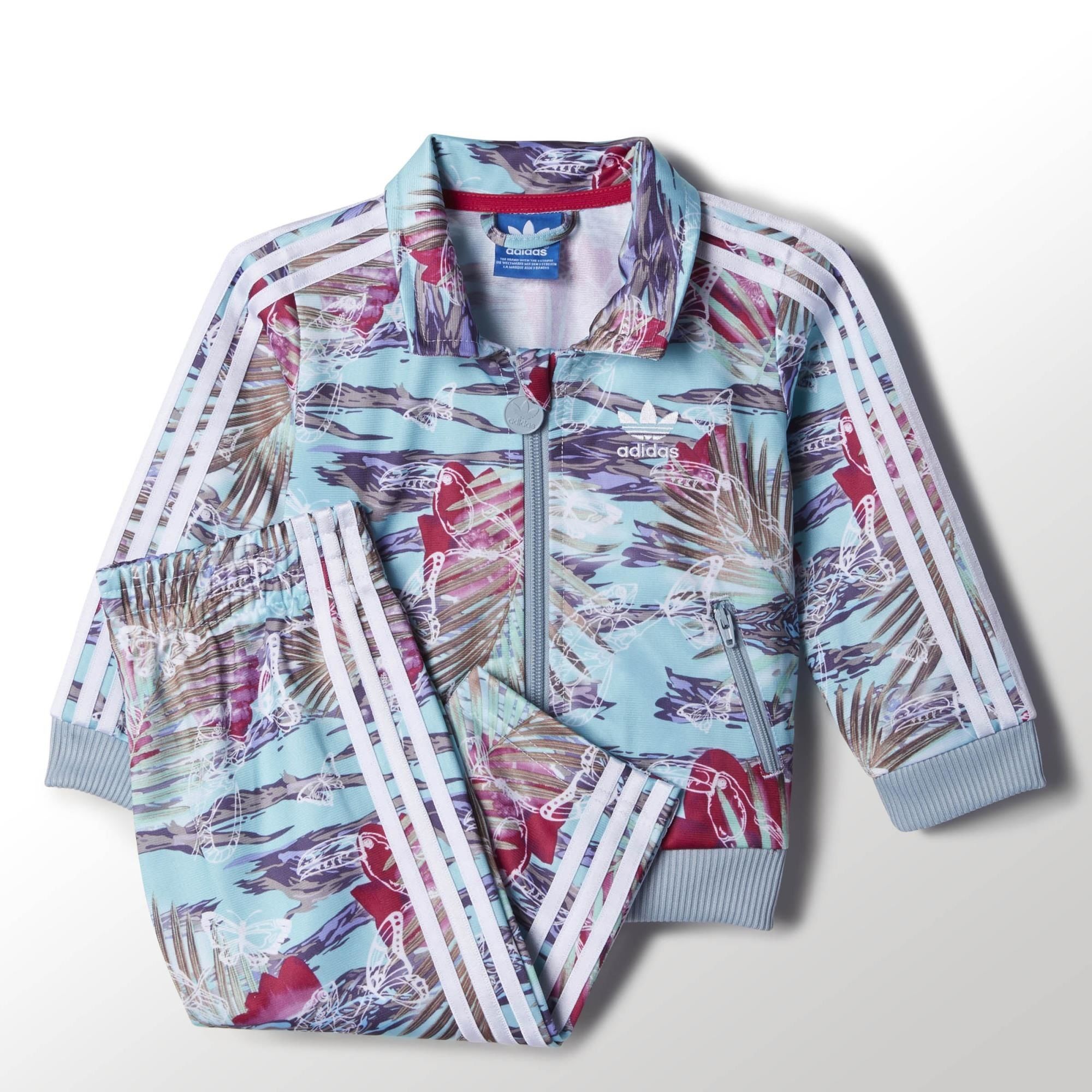 Adidas Originals Ch ndal Infantil Firebirb Flower multicolor