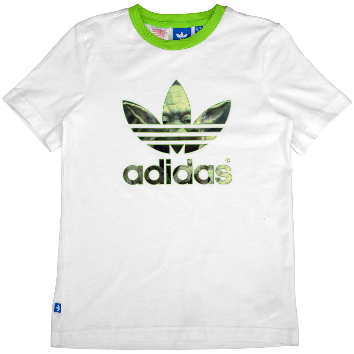 Plantación Mucama bahía Adidas Originals Camiseta Niño Star Wars Yoda (blanco/verde)
