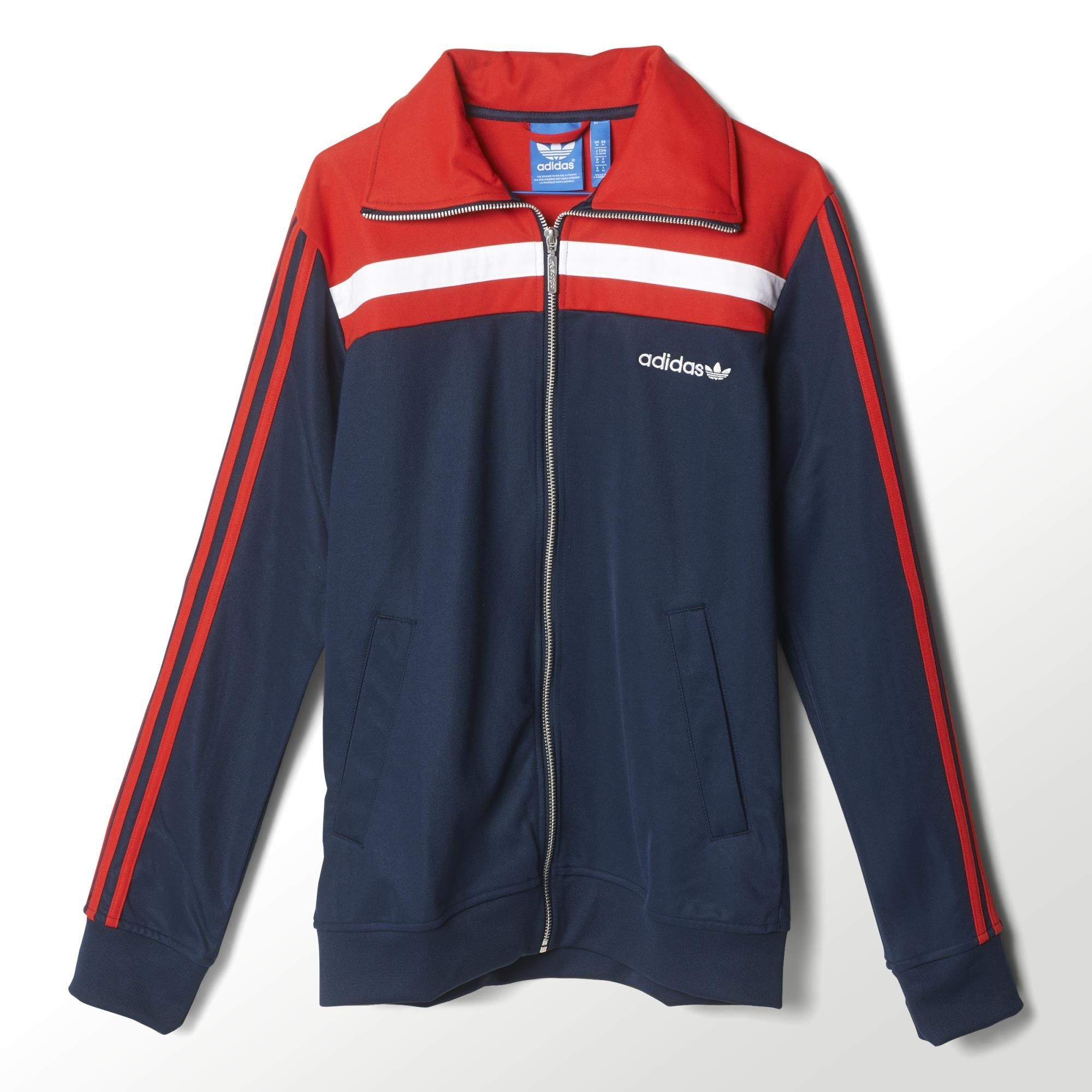 Adidas Originals Chaqueta Europa 83 Track Top rojo azul blanco
