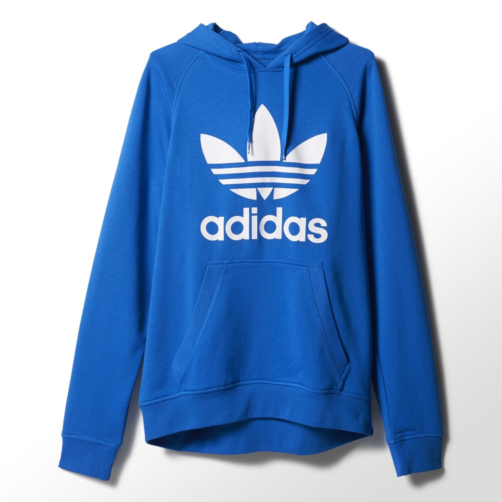Adidas Originals Sudadera Trefoil (azul/blanco)