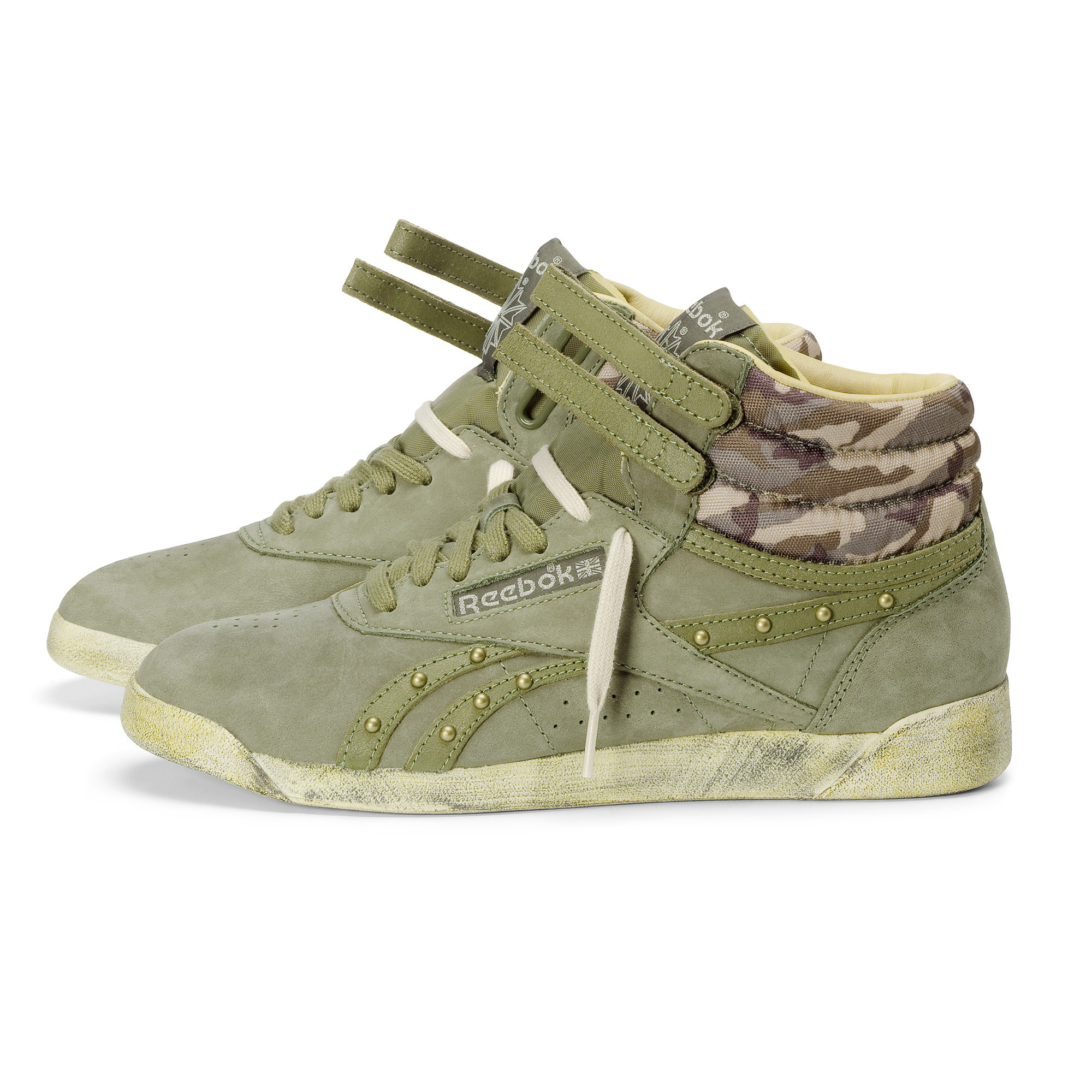 Reebok freestyle hi donna verde hot sale