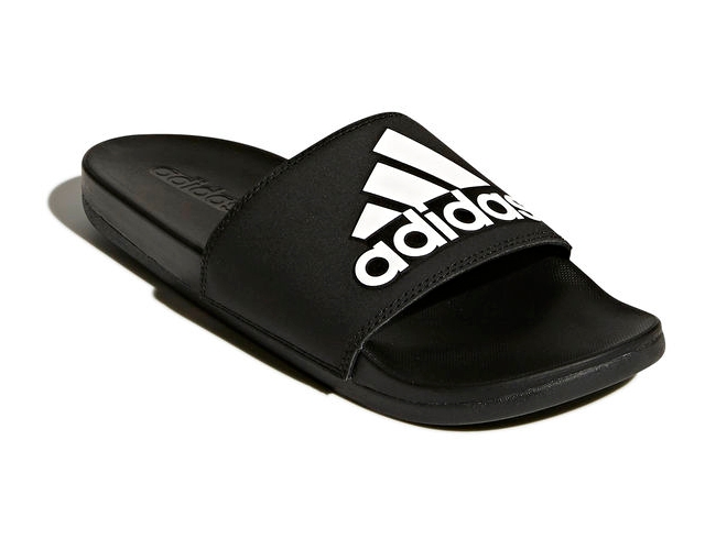 Adidas Adilette Cloudfoam Plus Logo Slide Black