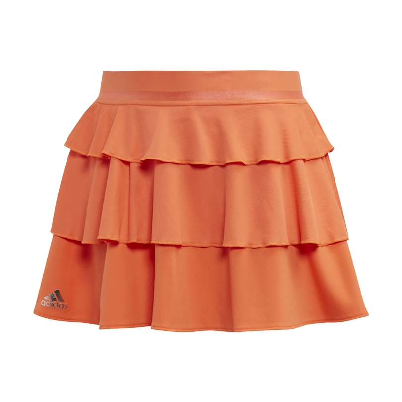 Adidas Girls Frill Skirt (hi-res coral)