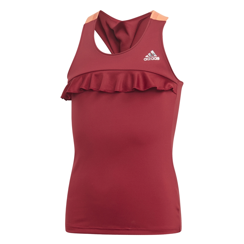 Adidas Girls Ribbon Tank (collegiate burgundy)