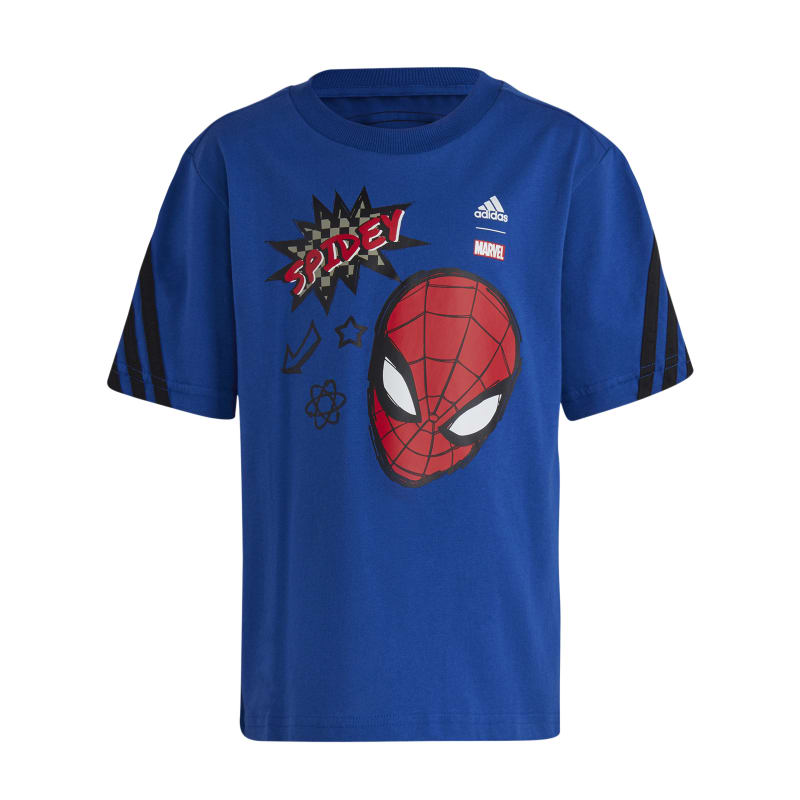 Adidas Junior x Marvel T-Shirt(Royal Blue / Black)