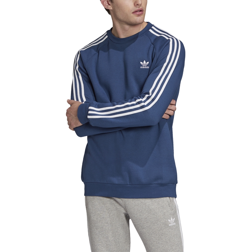 Adidas Originals 3-Stripes Crew Sweatshirt (marine)