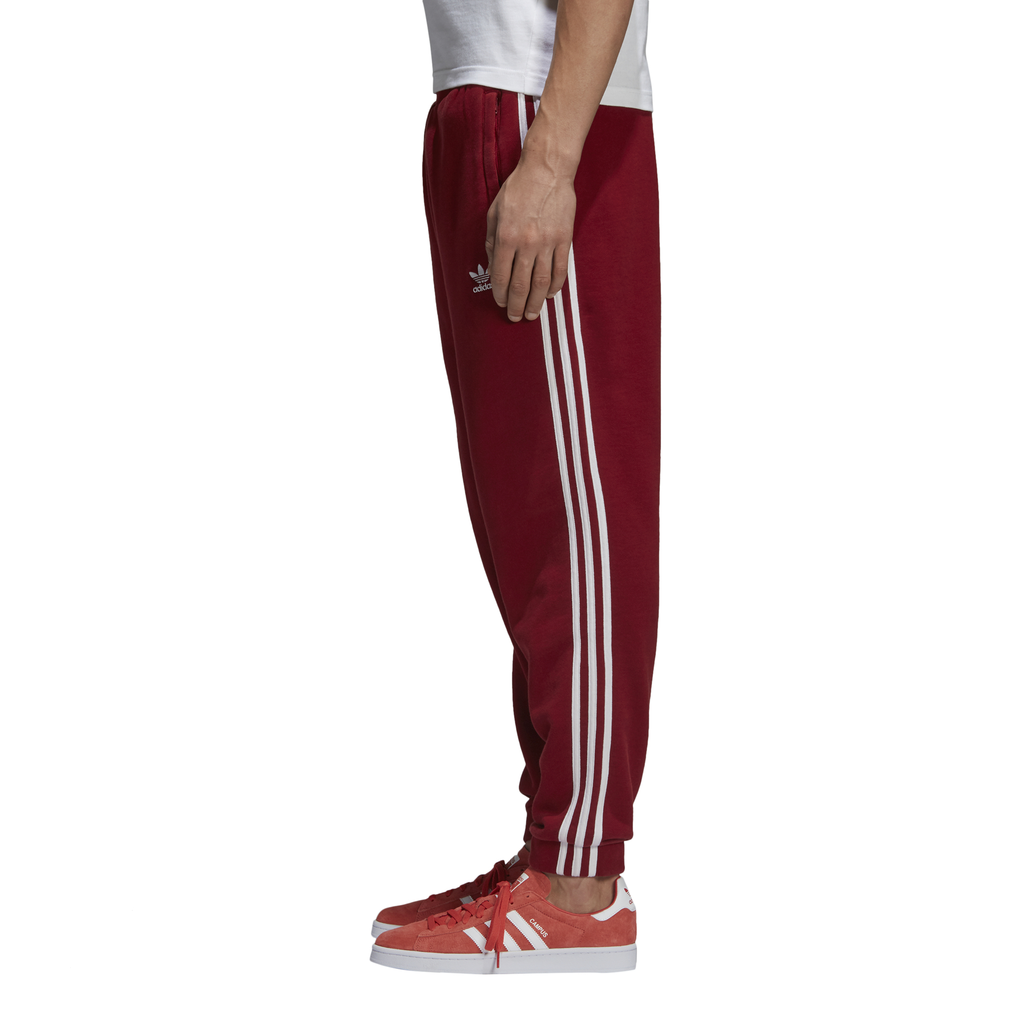 Adidas Originals 3-Stripes Pants (Rust Red)