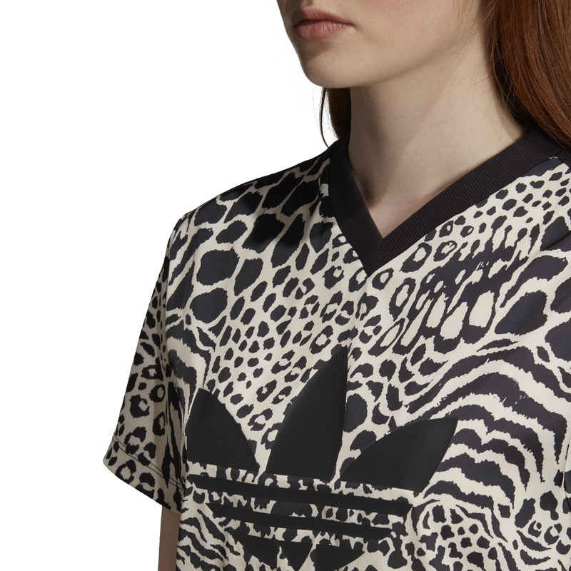 camiseta adidas leopardo