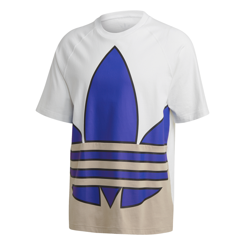 Adidas Originals Big Trefoil Blocked T Shirt (royal)