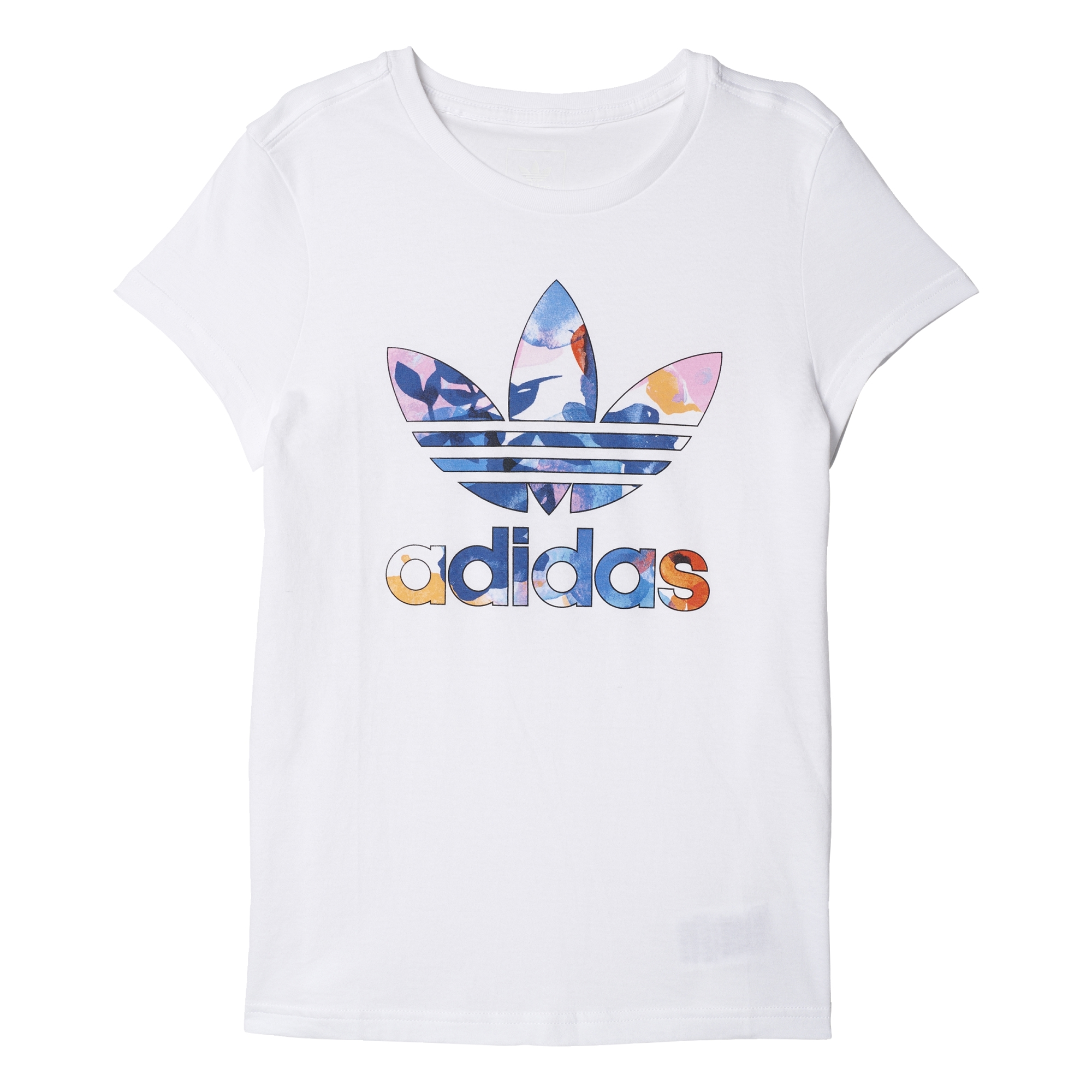 Adidas Originals Classic EQT Trefoil Logo Tee J (white/multicolo