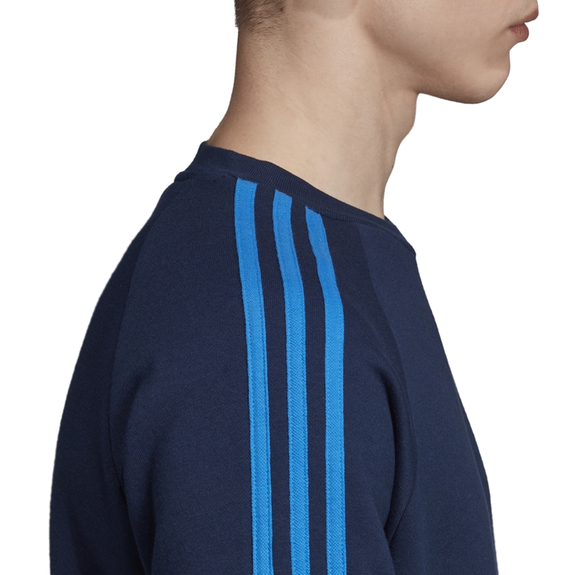 sudadera cuello redondo 3 bandas
