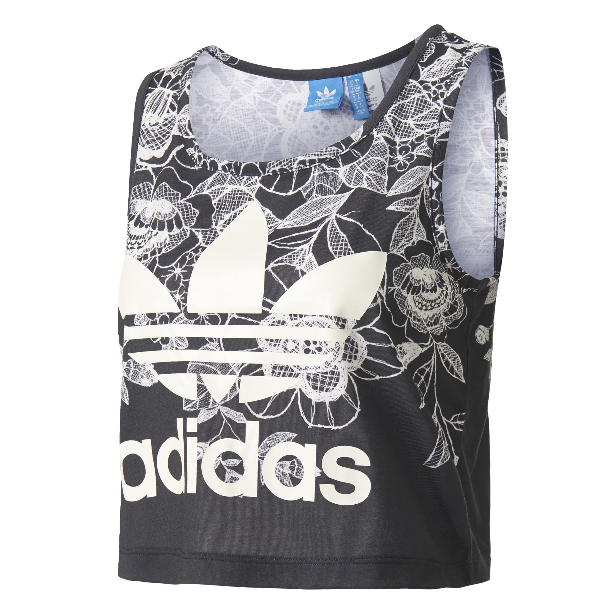 Cropped deals adidas florido