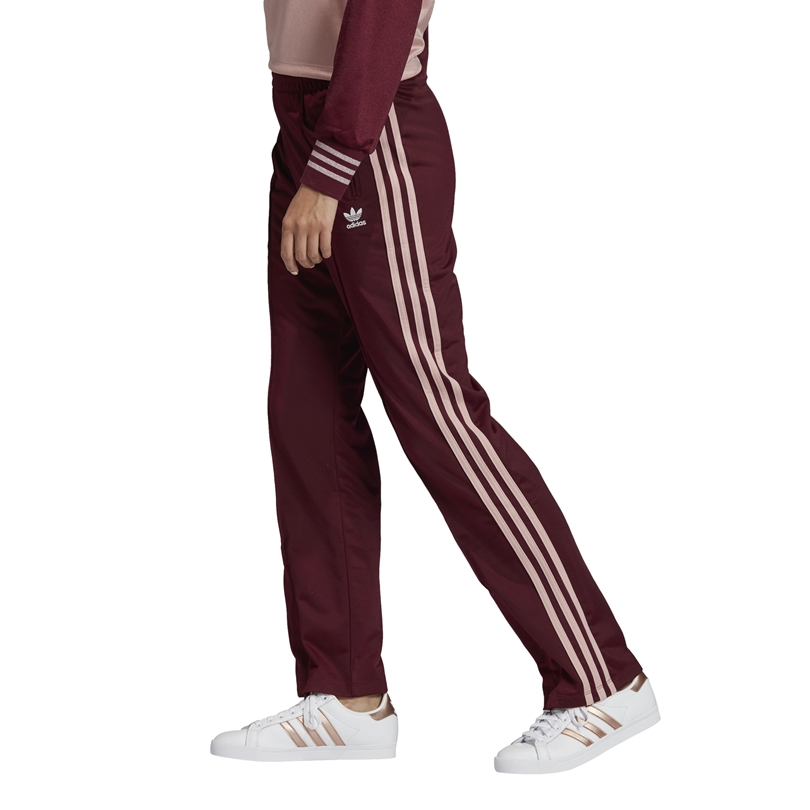 maroon adidas firebird jacket