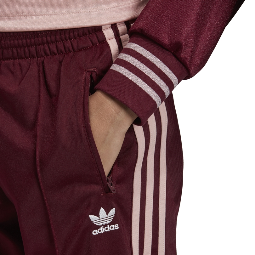 Adidas Originals Firebird Tracksuit Bottoms (maroon)