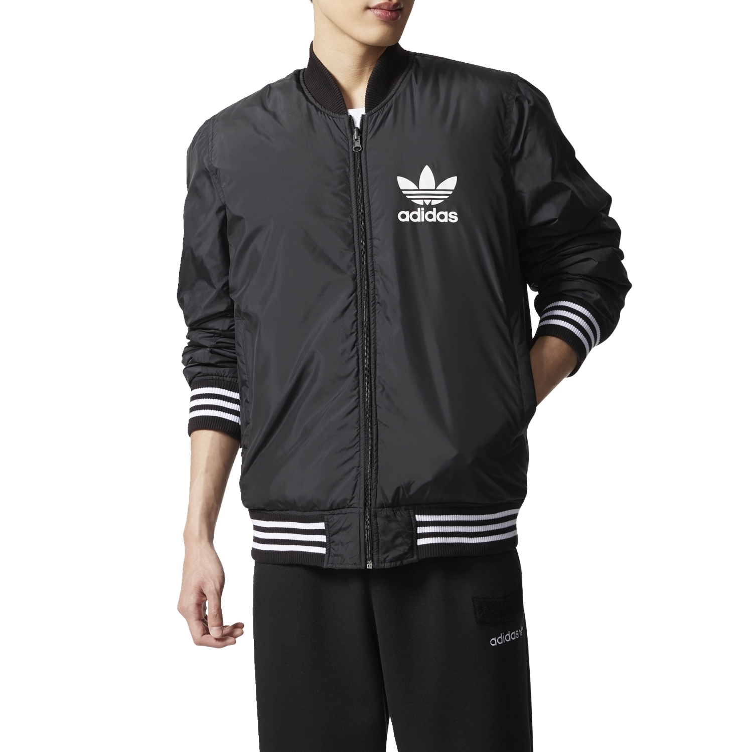 chaqueta reversible adidas hombre